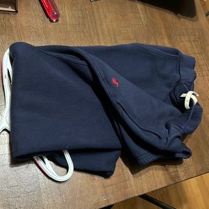 Relaxed fit navy polo joggers